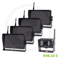 Praktiska dāvana vīrietim - traktora kamera ar monitoriem